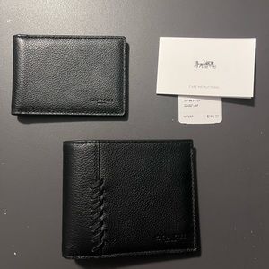 Coach black wallet
